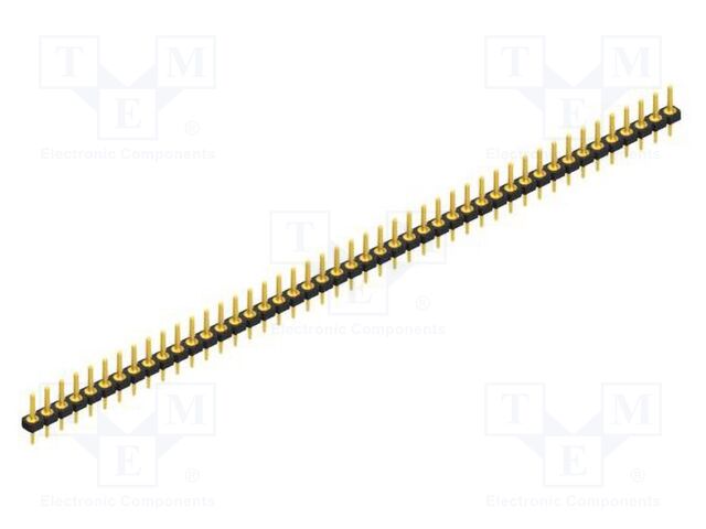 Connector: pin strips; pin header; male; PIN: 45; 2.54mm; THT; 1x45