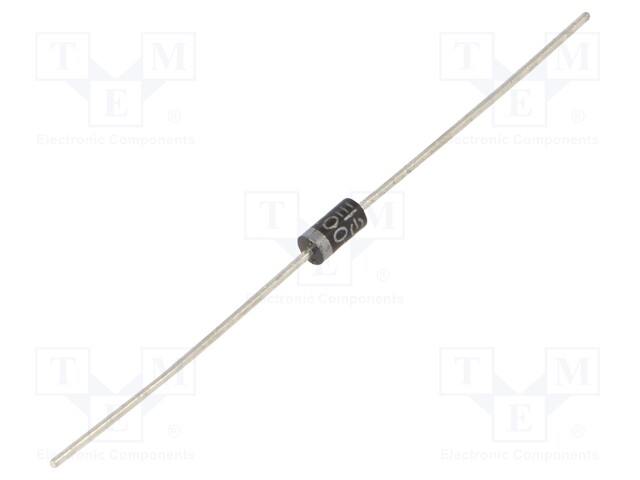 Diode: rectifying; THT; 1kV; 1A; Ammo Pack; Ifsm: 30A; DO41; Ufmax: 1V