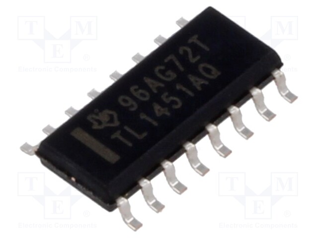 IC: PMIC; DC/DC switcher,PWM controller; Uoper: 3.6÷50V; SO16-W