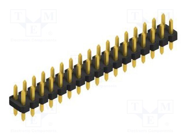 Connector: pin strips; pin header; male; PIN: 34; 2.54mm; THT; 2x17