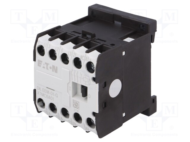 Contactor: 3-pole; NO x3; Auxiliary contacts: NC; 24VDC; 6.6A; DIN