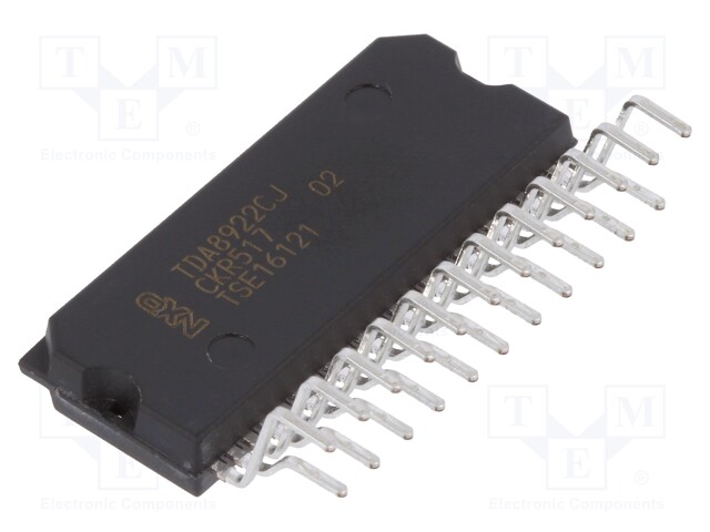 Audio amplifier; Pout: 75W; 12.5÷32.5VDC; 2; Amp.class: D; SOT411-1