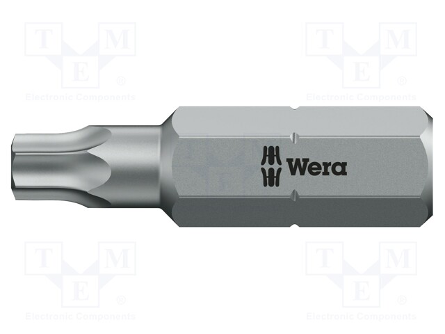 Screwdriver bit; Torx®; TX03; Overall len: 25mm