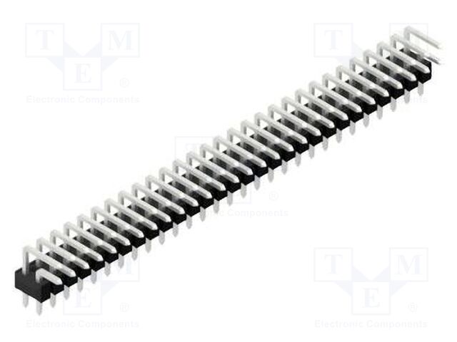 Connector: pin strips; pin header; male; PIN: 58; 2.54mm; THT; 2x29
