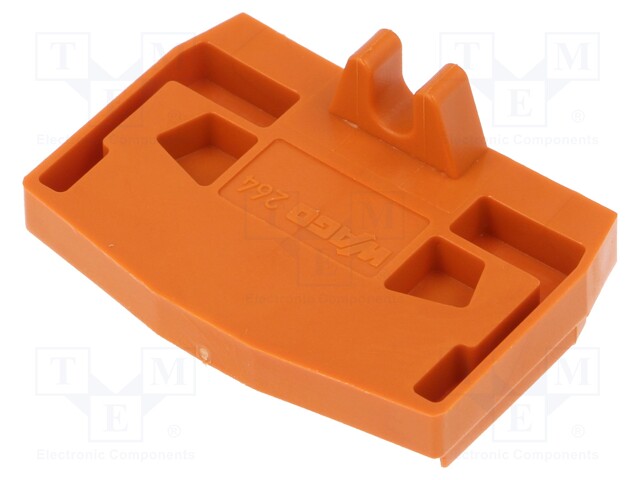 End plate; Colour: orange; Series: 264
