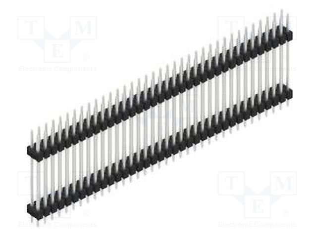 Connector: pin strips; pin header; male; PIN: 72; 2.54mm; THT; 2x36