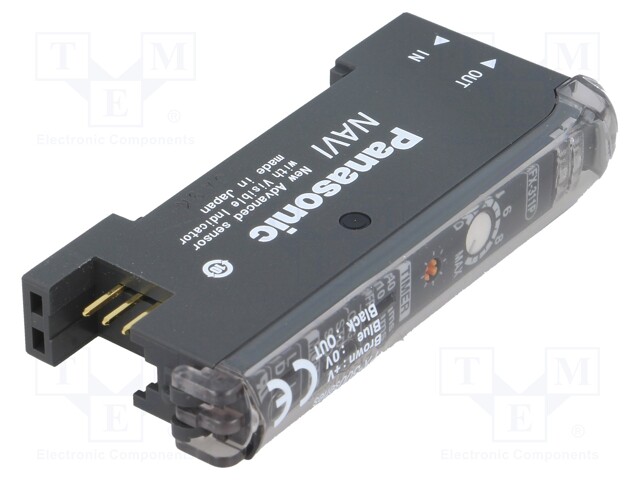 Sensor: optical fibre amplifier; PNP; IP40; 12÷24VDC; -10÷55°C