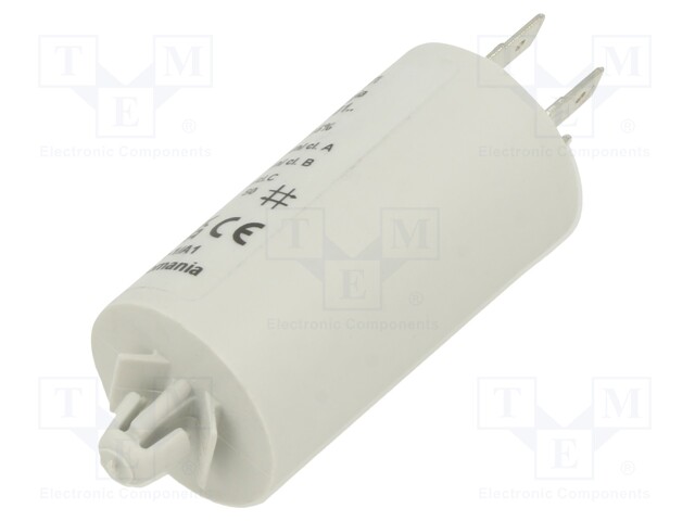 Capacitor: motors, run; 1uF; 425VAC; Ø28x55mm; -25÷85°C; ±5%