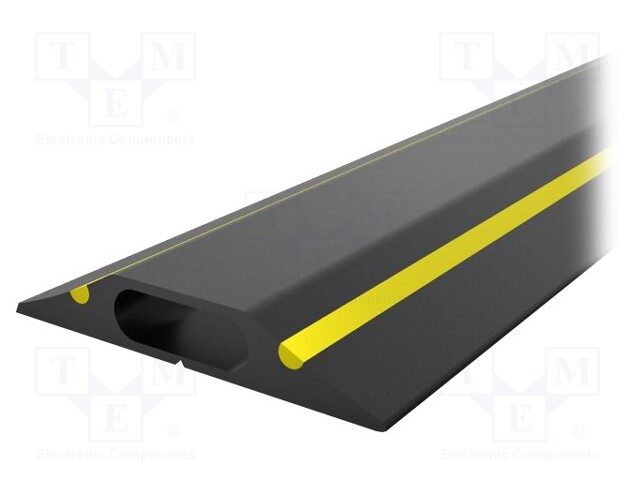 Cable protector; Width: 83mm; L: 9m; Mat: PVC; H: 14mm; Chambers: 1