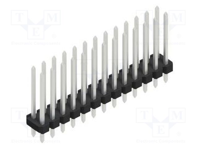 Connector: pin strips; pin header; male; PIN: 26; 2.54mm; THT; 2x13