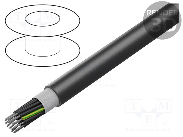 Wire; HELUTHERM® 145 MULTI; stranded; Cu; 19G2,5mm2; polyolefine
