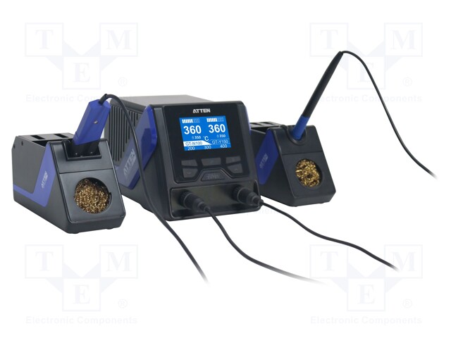Service station; 200W; 150W; 230VAC; Display: LCD; Ch: 2