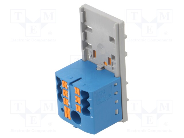 End piece; grey; UDK4 connectors; Width: 1.5mm; polyamide; UL94V-0