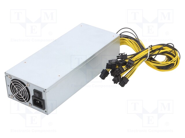 Power supply: computer; ATX; 1850W; Application: Bitcoin Miner