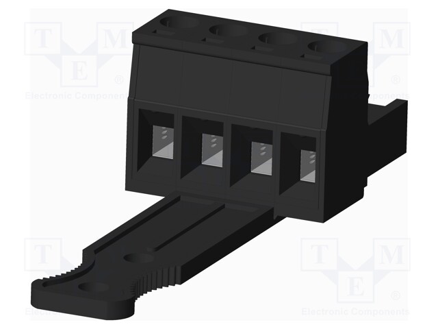 Connector: pluggable terminal block; plug; female; straight; 5mm