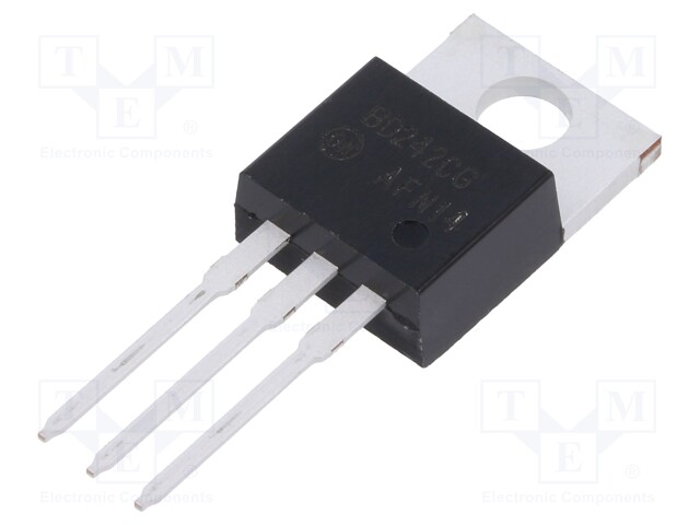 Transistor: PNP; bipolar; 100V; 3A; 40W; TO220