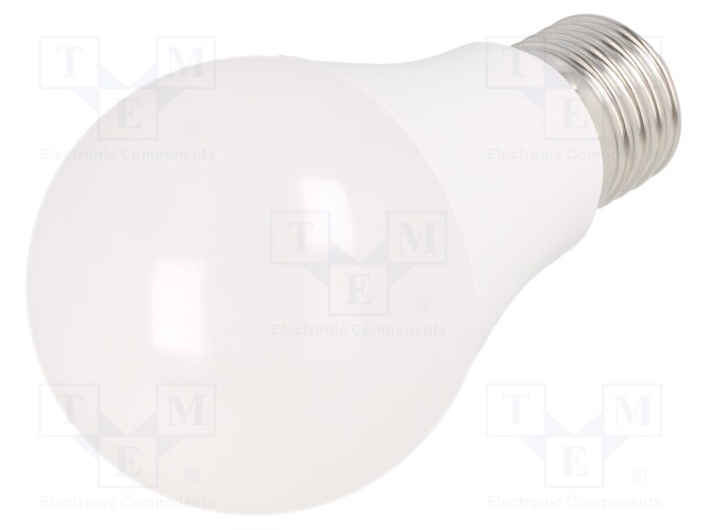 LED lamp; neutral white; E27; 230VAC; 11.5W; 200°; 4000K