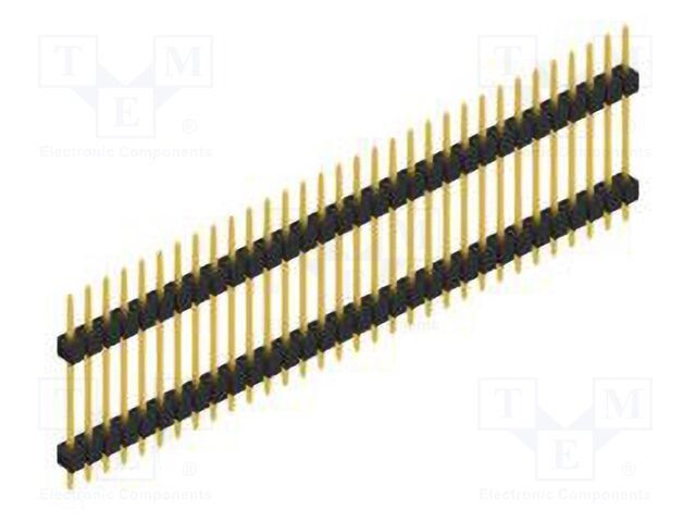 Connector: pin strips; pin header; male; PIN: 32; 2.54mm; THT; 1x32