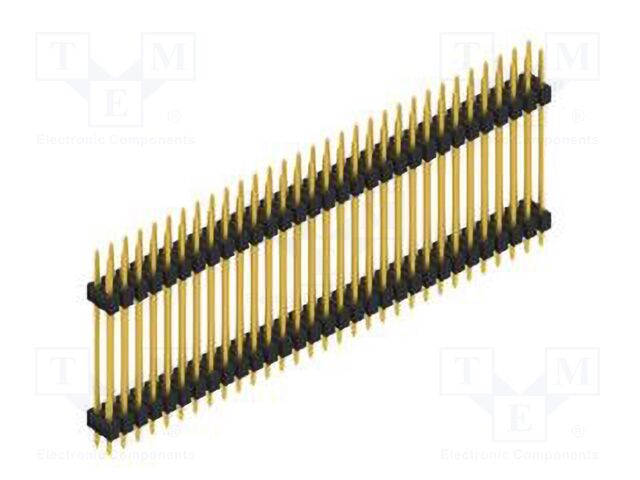 Connector: pin strips; pin header; male; PIN: 62; 2.54mm; THT; 2x31
