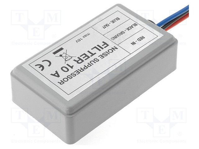 Interference filter; 10A; 12VDC