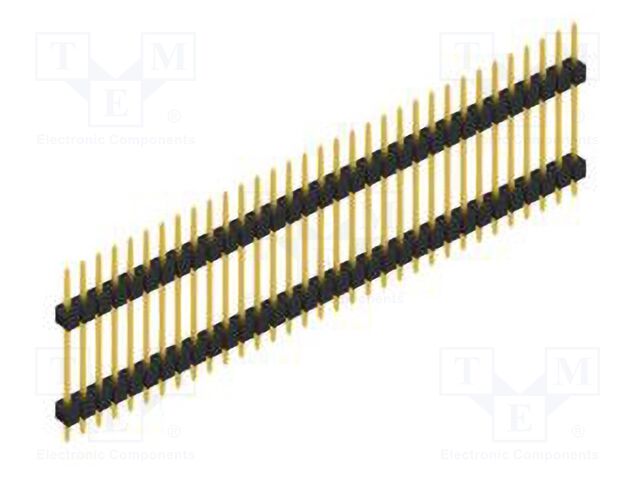 Connector: pin strips; pin header; male; PIN: 33; 2.54mm; THT; 1x33