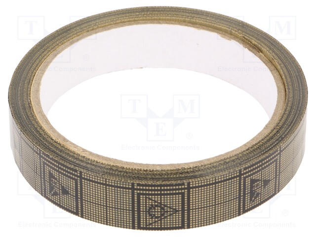 Packing tapes; ESD; L: 36m; W: 19mm; Features: antistatic