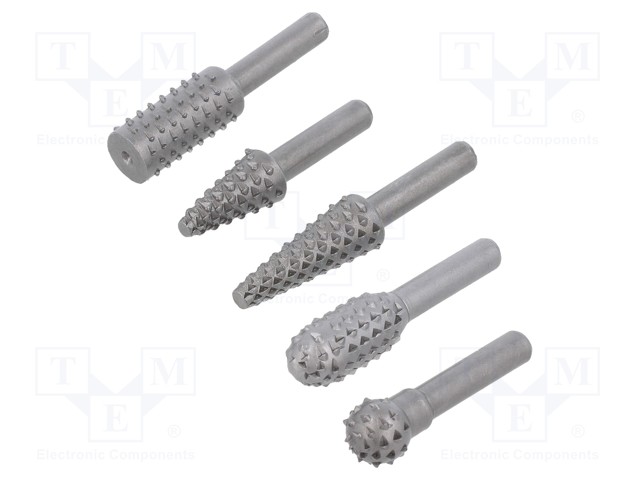 Rotary burr; Pcs: 5; 6mm