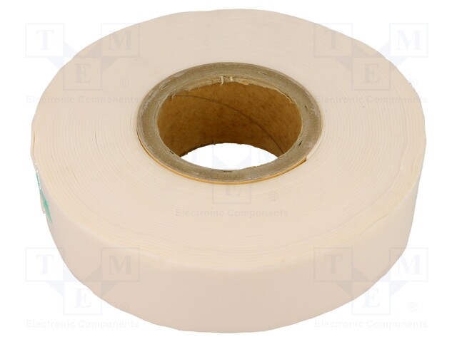 Tape: heat transfer; W: 50mm; L: 15m; D: 1.5mm; 3W/mK; white; acrylic