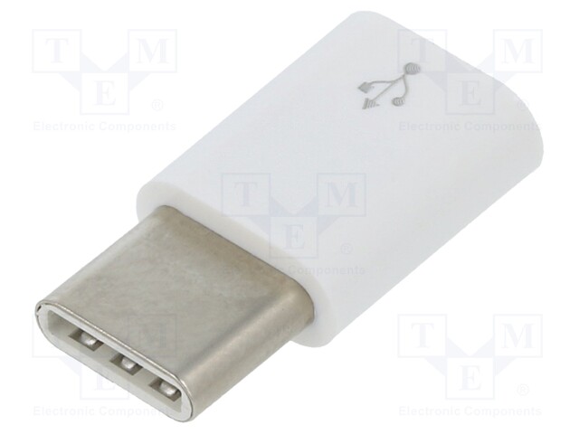 Adapter; USB B micro socket,USB C plug; Raspberry Pi 4 B