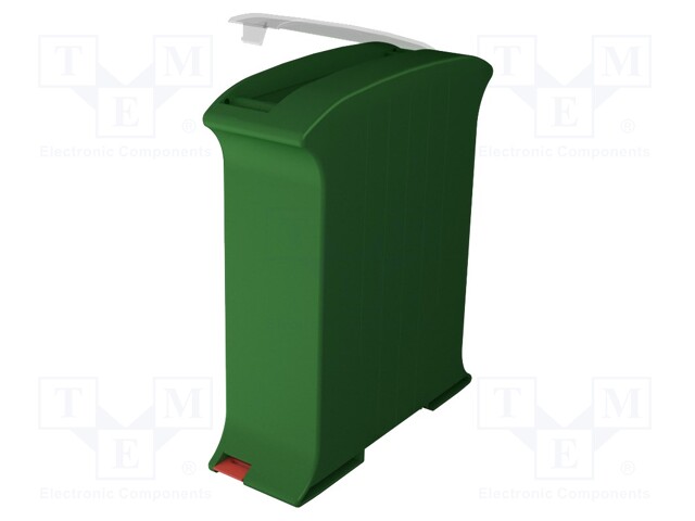 Enclosure: for DIN rail mounting; ABS