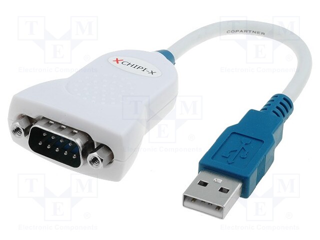 Module: cable integrated; RS232,USB; D-Sub 9pin,USB A; V: lead