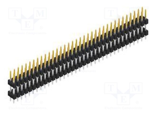 Connector: pin strips; pin header; male; PIN: 70; 2.54mm; THT; 2x35