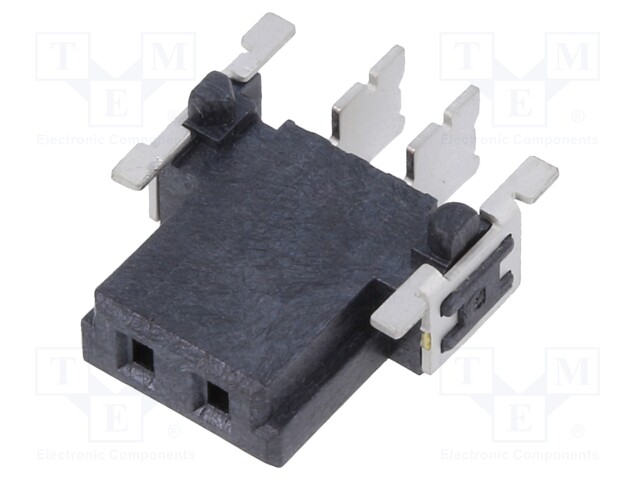 Connector: PCB to PCB; female; PIN: 2; 2.54mm; -55÷125°C; 26A; SMT