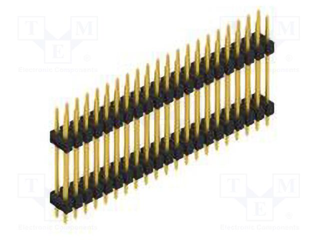Connector: pin strips; pin header; male; PIN: 42; 2.54mm; THT; 2x21