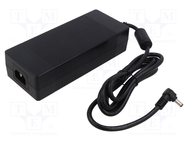 Power supply: switched-mode; 48VDC; 4.58A; Out: 5,5/2,1; 220W; 94%