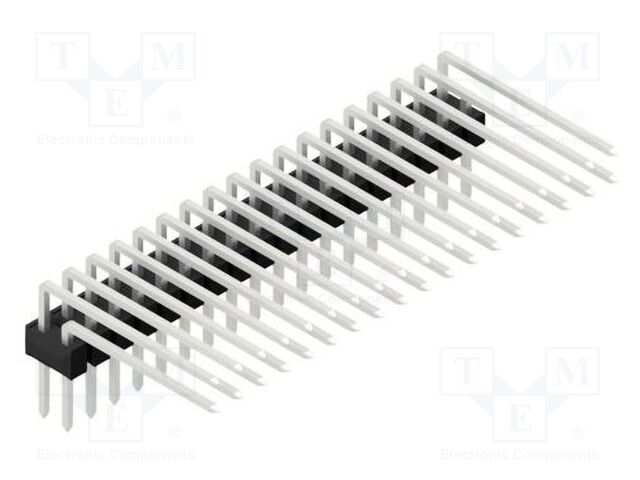 Connector: pin strips; pin header; male; PIN: 36; 2.54mm; THT; 2x18