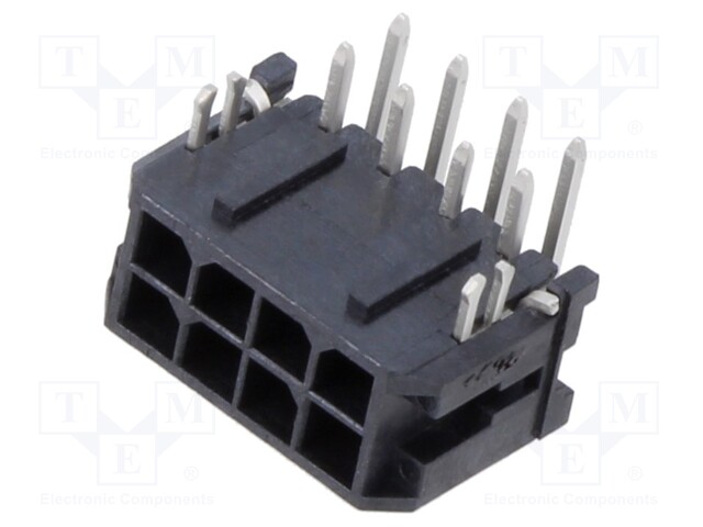 Connector: wire-board; Micro-Fit 3.0; PIN: 8; socket; male; 3mm