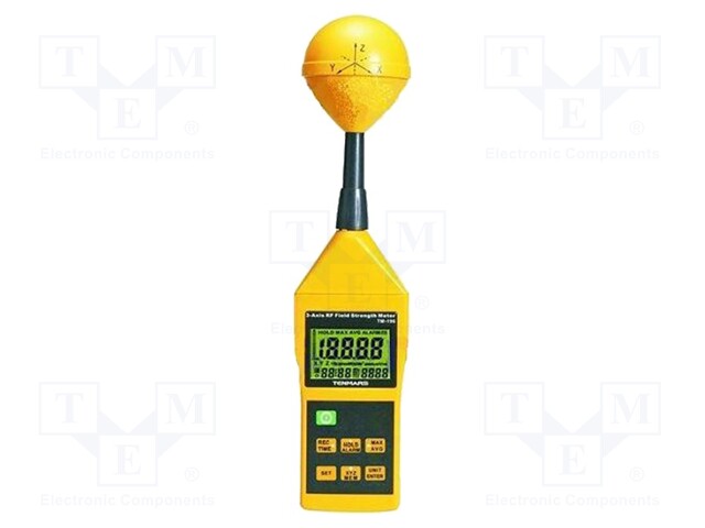 Meter: electric field strength; LCD 3,75 digit; 370x80x80mm