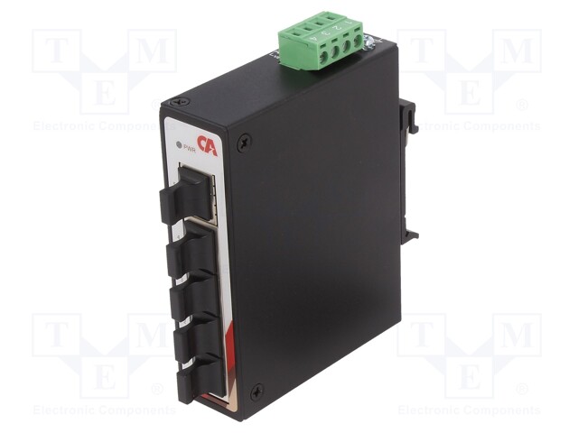 Industrial module: switch Ethernet; unmanaged; 12÷48VDC; RJ45