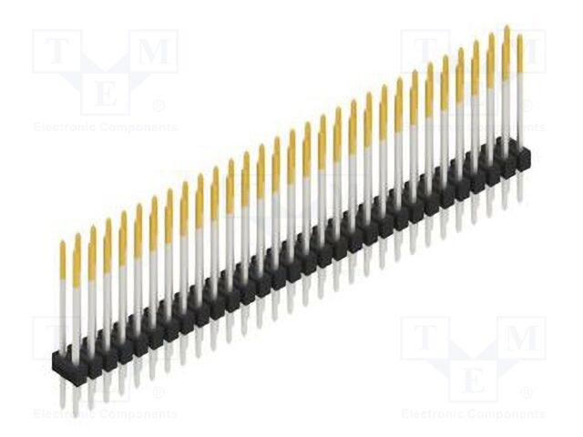 Connector: pin strips; pin header; male; PIN: 60; 2.54mm; THT; 2x30