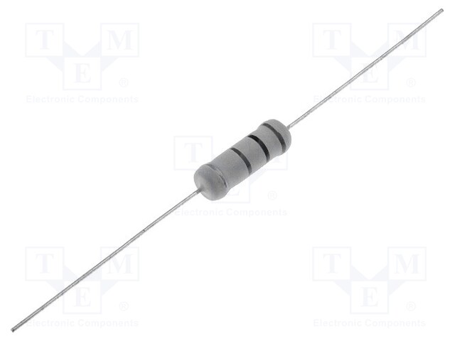 Resistor: metal oxide; THT; 2.2kΩ; 5W; ±5%; Ø6x17mm; axial