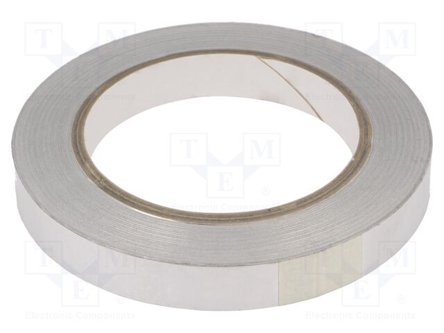 Tape: shielding; W: 15mm; L: 33m; Thk: 40um; acrylic conductive; 6%