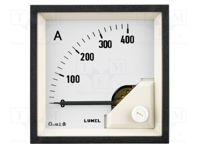 Meter; on panel; analogue; 0÷25mA; Class: 1,5; IP52; Length: 61mm