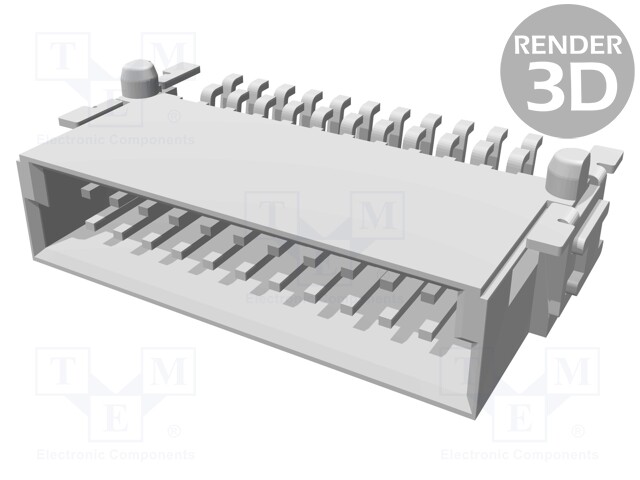 Connector: PCB to PCB; male; PIN: 22; 1.27mm; Series: har-flex; 2.3A