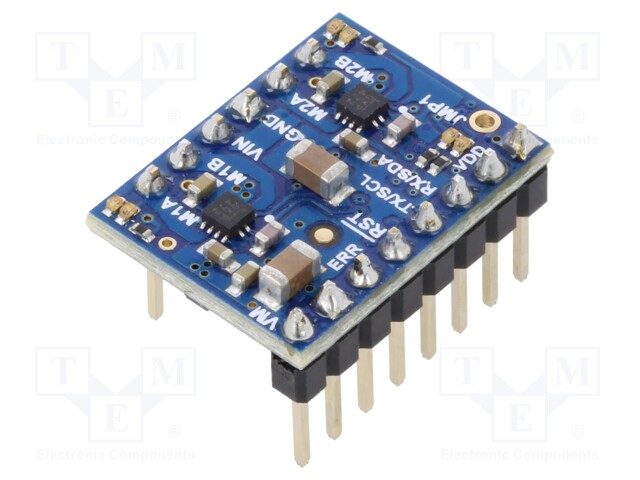 DC-motor driver; Motoron; UART; Icont out per chan: 1.6A; Ch: 2