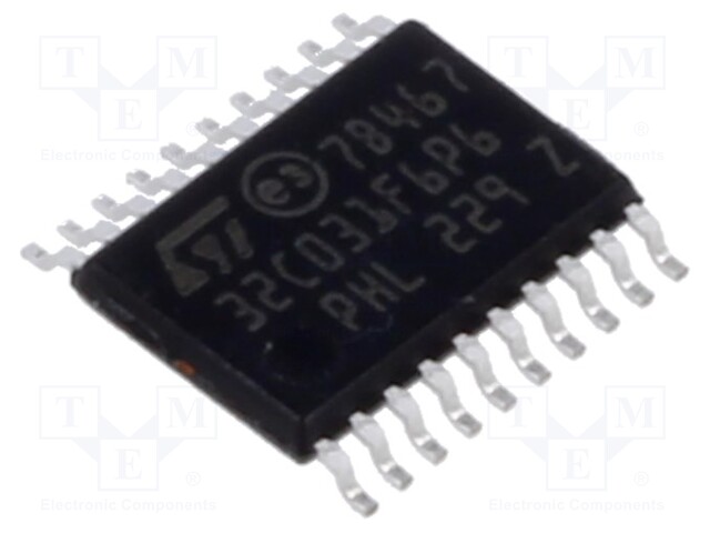 IC: ARM microcontroller; Flash: 32kB; 48MHz; SRAM: 12kB; TSSOP20