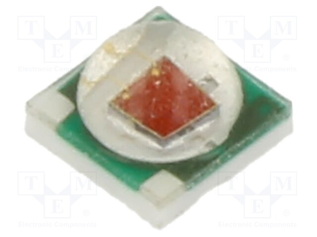 LED; red; 120°; 700mA; λd: 620÷630nm; 60÷80lm; 3.5x3.5x2mm; SMD