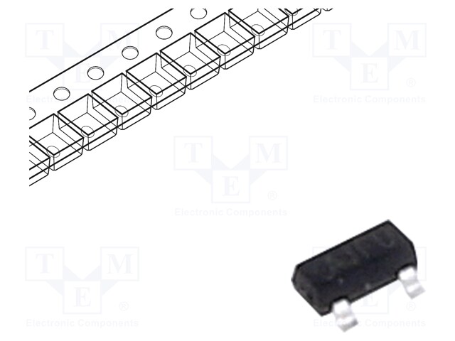 Diode: diode arrays; 40V; 7A; 250W; bidirectional,double; SOT23