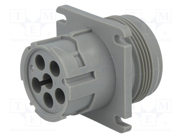 Connector: wire-wire; AHD; socket; male; PIN: 6; Locking: bayonet