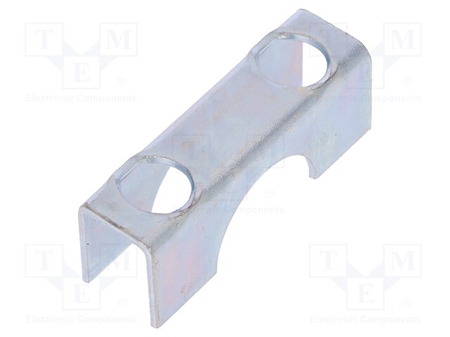 Mounting coupler; steel; zinc; Application: u-bolt